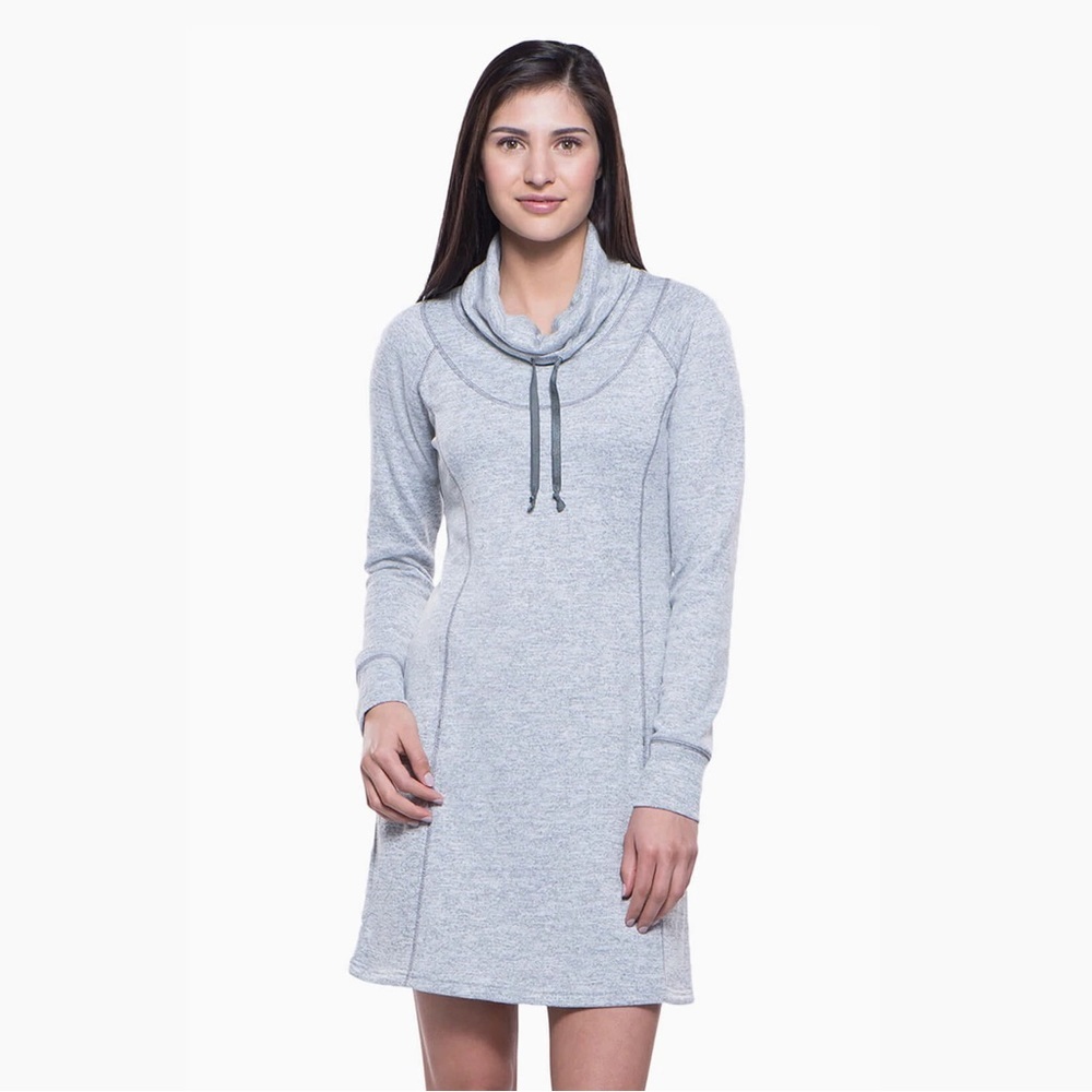 Kuhl Women's Lea Dress in Ash Gray Size L